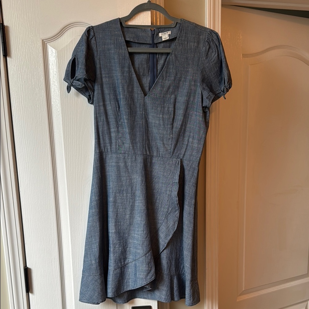 Jcrew factory Blue V-Neck Dress